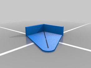 centre-carré-simple outils centre de forage marque le cercle tirage au sort trouver marqueur mesure la rapide ronde 3d print model - Mito3D