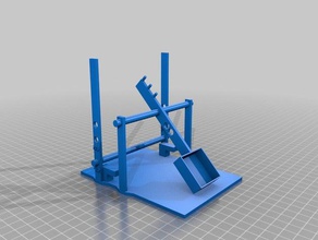 adjustable catapult phyics experiment physics astronomy engineeringproject makeredchallenge scienceproject 3d print model - Mito3D