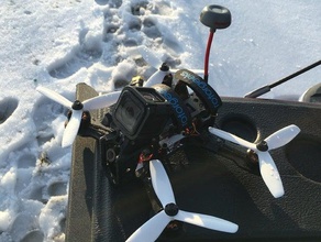 misfit 210 gopro session mount rc vehicles car pats drone minion patsminihquad quadcopter 3d print model - Mito3D