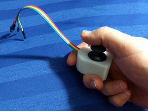 joystick controlador de jogo mão caso eletrônica 3d print model - Mito3D