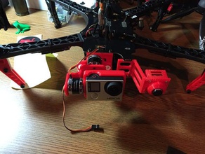 tbs discovery volo di montaggio videocamera robotica 3d print model - Mito3D