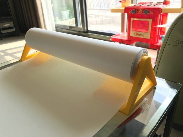 ikea mala desenho fixador do rolo de papel a arte as ferramentas suporte 3D print model - Mito3D