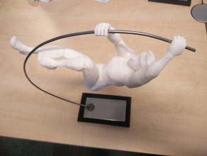 sırıkla atlama Heykeli heykeller atlet atletik atletizm atleet atletiek alan polsstok polsstokhoogspringen spor parça pist alanı 3d print model - Mito3D