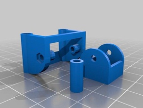 suporte de inclinação da câmera et150 ajustável 3d impressão 3d print model - Mito3D