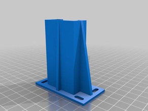 dolap çekmece ray bracket mutfak yemek 3d print model - Mito3D