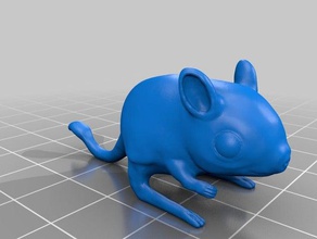 jerboa animals february baby day leap year mammal sitting 3d print model - Mito3D