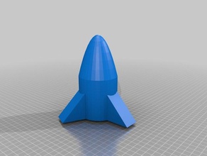 model rocket 3d printing 3d print model - Mito3D