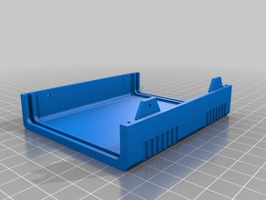 benutzerdefinierte Projekt-Gehäuse 100 80 40 unten - Elektronik angepasst 3d print model - Mito3D