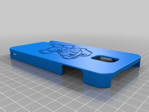 galaxy note 4 mario case mobile phone 3d print model - Mito3D