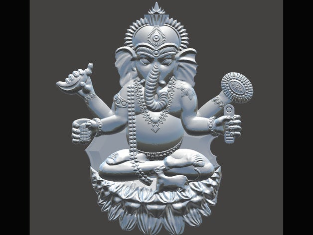 ganesha l'art 3D print model - Mito3D