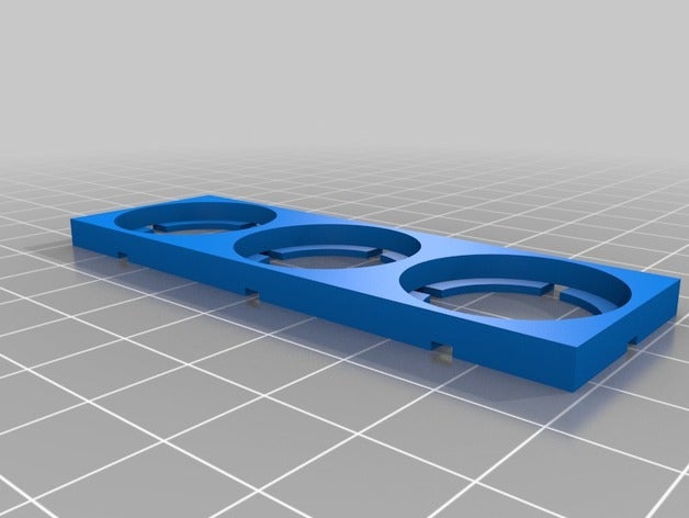 battery pack holder 18650 electronics customized 3D print model - Mito3D