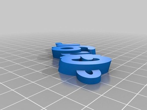 zencefil Anahtarlık özelleştirilmiş 3d print model - Mito3D