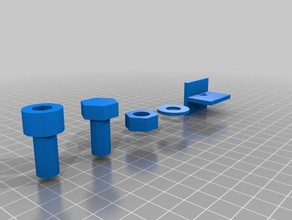 my customized deprecated mcad replacement nuts boltsscad engineering 3d print model - Mito3D