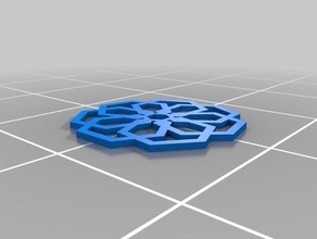 hexagon 7 15 75 5 Küche Essen angepasst 3d print model - Mito3D
