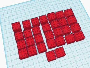 building bricks interactive art 3d print model - Mito3D