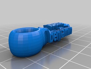 idella benjamin keychains customized 3d print model - Mito3D