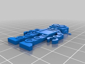 ma personnalisé keychain robot porte-clés 3d print model - Mito3D
