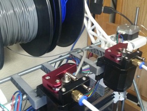 bowden extruder mount mendel 3d printer parts reprappro 3d print model - Mito3D