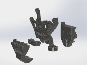 extrusora prusa i3 rework lagioconda 3d de la impresora extrusoras filaflex ninjaflex prisa reprap 3d print model - Mito3D