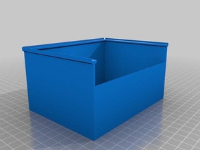 meu personalizada caixa empilhável ferramenta os titulares caixas de 3d print model - Mito3D