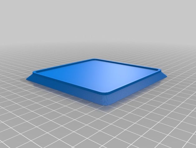il mio personalizzate arrotondati mobili montante ufficio 3D print model - Mito3D