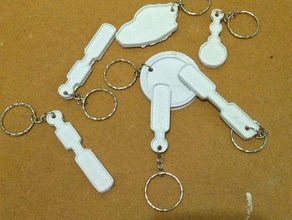 key chain jugger llaveros jugger 3d printer accessories keychain keychains
