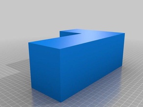 my customized tetris lens shelf decor 3d print model - Mito3D