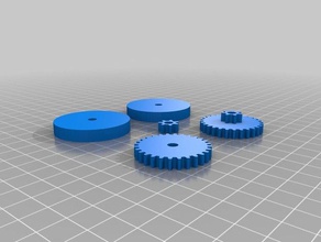 7 28 tooth gears 3d printing 3d print model - Mito3D