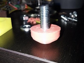 amortecedor de silicone pé tadoxx delta forgebot 3d a impressora partes ajustável molde moldagem 3d print model - Mito3D