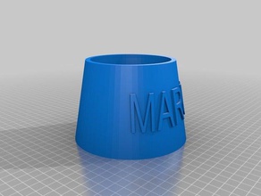 marus food bowl pets customized 3d print model - Mito3D