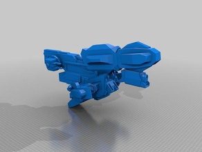 frégate eas fantôme de jupiter des véhicules amusant jeu modèle navire vaisseau spatial jouet 3d print model - Mito3D