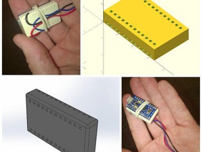 custumizable lehimsiz Tel sonlandırma pin başlıkları elektronik arduino customizer hobi tutucu openscad pcb protoboard ahududu raspberry pi tester 3d print model - Mito3D