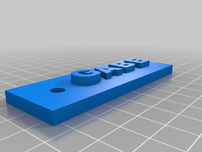 gabe pulseira de identificação 3d impressão 3d print model - Mito3D