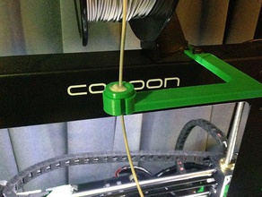 pla filament oiler cocoon create wanhao duplicator i3 v2 3d printer accessories 3d print model - Mito3D