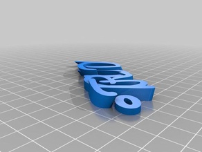 trudy chaveiro chaveiros personalizado 3d print model - Mito3D
