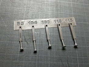 e-nable tensioner pins screw test 3d printing 3d print model - Mito3D