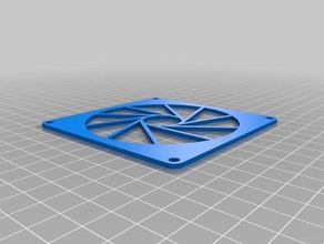 90mm fan grill other customized 3d print model - Mito3D