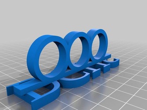 my customized multiring cutomizable rings 3d print model - Mito3D