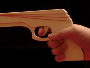 nastro di gomma pistola gadget 3d print model - Mito3D