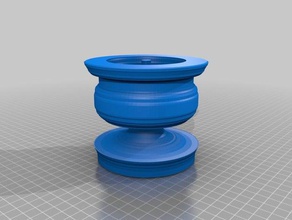 fountain containers customized 3d print model - Mito3D
