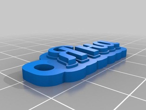 yana Anahtarlık özelleştirilmiş 3d print model - Mito3D
