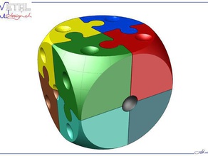 puzzle d&eacute 2 puzzles 3d brainteaser brain teaser casse-tte cubes ds design jeux math 3d print model - Mito3D