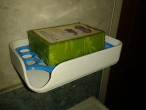 soap holder wall bathroom 3d print model - Mito3D