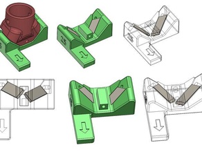 De 90 grados channelchamfer cortador de doble cuchilla mano herramientas 3d print model - Mito3D