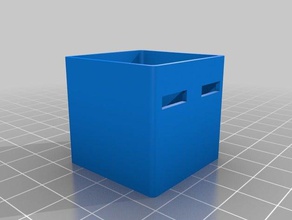 1 inch cube tool holders boxes customized 3d print model - Mito3D
