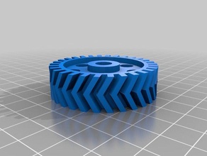 my customized openscad helical gears other 3d print model - Mito3D