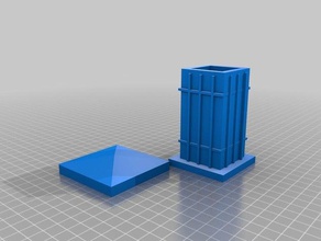 library lantern- revised 3d printing 3d print model - Mito3D