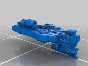 sermaye gemi ss darkland araç sinek uçan eğlenceli oyun model uzay gemisi oyuncak 3d print model - Mito3D