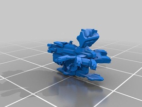 Umfrage Schiff gallant Ganymed Fahrzeuge Fliegen Spaß Spiel Modell äußeren Raum Raumschiff Spielzeug 3d print model - Mito3D