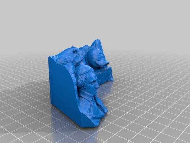 duck rushmore 3d printing mt 3D print model - Mito3D